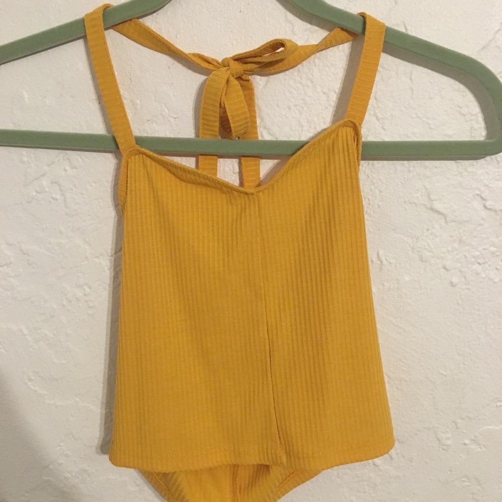 ✨PACSUN✨ yellow tank top